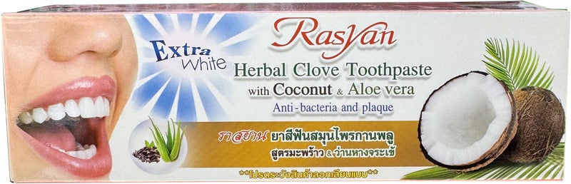 ISME Rasyan Herbal Clove Toothpaste with Coconut & Aloe Vera 100g